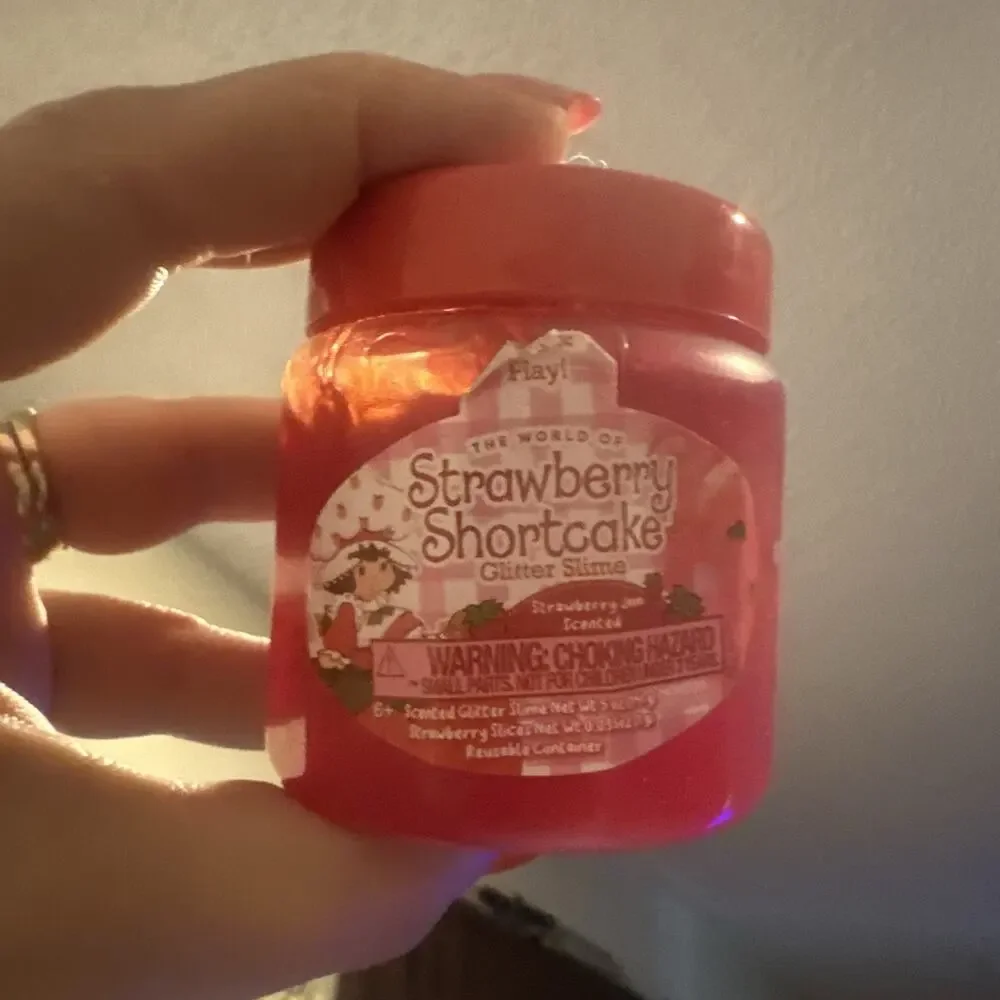 Strawberry Shortcake Glitter Slime Strawberry Scented